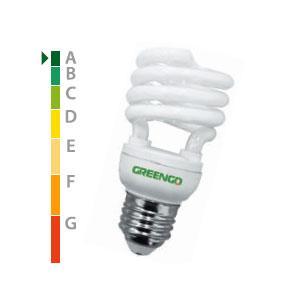 Bec ECN 13W semi spiral T2 E27 GO-1005
